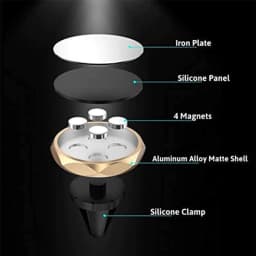 Magnetic Phone Holder Car Air Vent Phone Mount Holder Cell Phone Holder for Car Auto Interior Decoration Accessories Universal