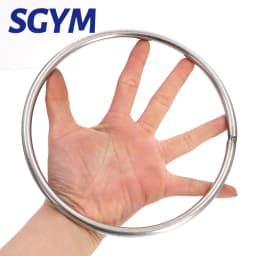 304 Stainless Steel O Ring 20/30/40/50/60/79/80/90/100/120mm Outer Diameter 3-10mm Thickness Strapping Welded Round Rings