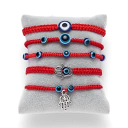 Blue Evil Eye Bracelets Bangle Good Lucky Red String Braided Adjustable Charm Bracelet For Couple Women Lover Lady Gift