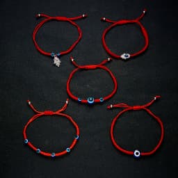 Blue Evil Eye Bracelets Bangle Good Lucky Red String Braided Adjustable Charm Bracelet For Couple Women Lover Lady Gift