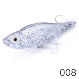 D1 Fishing DT3018 Spitting Wire 95MM 14G Popper Pencil Hard Baits Bass Fishing Topwater Surface Lures Rattle Sounds Pesca Tackle