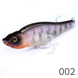 D1 Fishing DT3018 Spitting Wire 95MM 14G Popper Pencil Hard Baits Bass Fishing Topwater Surface Lures Rattle Sounds Pesca Tackle