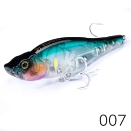 D1 Fishing DT3018 Spitting Wire 95MM 14G Popper Pencil Hard Baits Bass Fishing Topwater Surface Lures Rattle Sounds Pesca Tackle