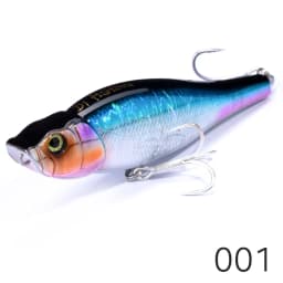 D1 Fishing DT3018 Spitting Wire 95MM 14G Popper Pencil Hard Baits Bass Fishing Topwater Surface Lures Rattle Sounds Pesca Tackle
