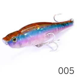 D1 Fishing DT3018 Spitting Wire 95MM 14G Popper Pencil Hard Baits Bass Fishing Topwater Surface Lures Rattle Sounds Pesca Tackle