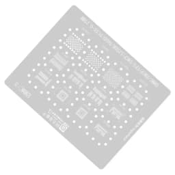 AMAOE EMMC3 BGA Reballing Stencil for Android Nand Flash EMMC EMCP UFS LPDDR PCIE 153 162 169 200 221 254 60 70 186 200 Tin Net