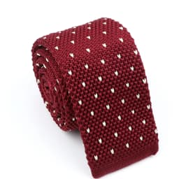 New Fashion Men's Knitted Tie Print Floral Flower Skinny Narrow Slim Knit Warm Neck For Men Woven Designer Daily Wear Cravat