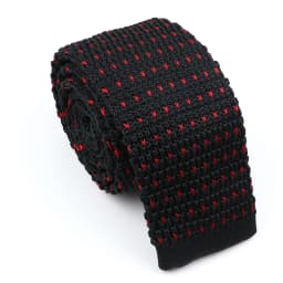 New Fashion Men's Knitted Tie Print Floral Flower Skinny Narrow Slim Knit Warm Neck For Men Woven Designer Daily Wear Cravat