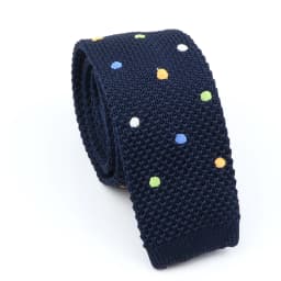 New Fashion Men's Knitted Tie Print Floral Flower Skinny Narrow Slim Knit Warm Neck For Men Woven Designer Daily Wear Cravat