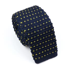 New Fashion Men's Knitted Tie Print Floral Flower Skinny Narrow Slim Knit Warm Neck For Men Woven Designer Daily Wear Cravat