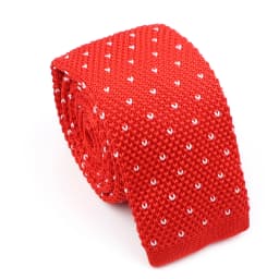 New Fashion Men's Knitted Tie Print Floral Flower Skinny Narrow Slim Knit Warm Neck For Men Woven Designer Daily Wear Cravat