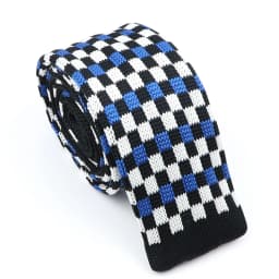 New Fashion Men's Knitted Tie Print Floral Flower Skinny Narrow Slim Knit Warm Neck For Men Woven Designer Daily Wear Cravat