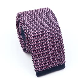 New Fashion Men's Knitted Tie Print Floral Flower Skinny Narrow Slim Knit Warm Neck For Men Woven Designer Daily Wear Cravat
