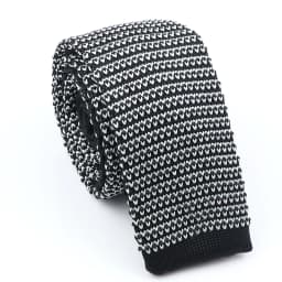 New Fashion Men's Knitted Tie Print Floral Flower Skinny Narrow Slim Knit Warm Neck For Men Woven Designer Daily Wear Cravat