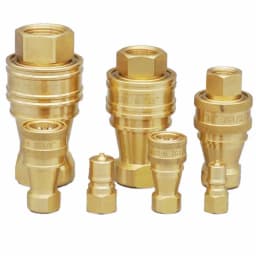 500 Bar 1/8" 1/4" 3/8" 1/2" BSPT/Metric Female Hydraulic Brass Quick Disconnect Couplers Truck Mount Portable Carpet Cleaning