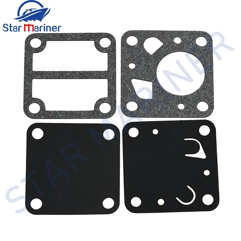6E0-24471-00 6E0-24411-00 6E0-24435-00 6E0-24434-00 Fuel Pump Repair Kit Gaskets For Yamaha Outboard Engine 4HP 5HP