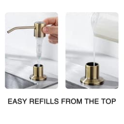 500ml Liquid Soap Dispenser Kitchen Sink Counter Lotion Soap Dispensers Manually Press Bathroom Accessories Gunmetal Red Bronze