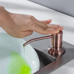 500ml Liquid Soap Dispenser Kitchen Sink Counter Lotion Soap Dispensers Manually Press Bathroom Accessories Gunmetal Red Bronze