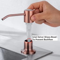 500ml Liquid Soap Dispenser Kitchen Sink Counter Lotion Soap Dispensers Manually Press Bathroom Accessories Gunmetal Red Bronze
