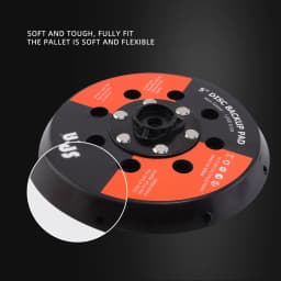 SPTA 5 inch 6 inch Backing Plate Hook and Loop with Heat Emission Holes for Dual Action DA Polisher 125mm 150mm