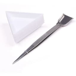 16cm Professional Diamond Tweezers With Scoops Shovels For Jewelry Beads Display Plastic Tray Packaging White Containers