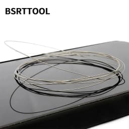 BSRTTOOL 0.3/0.5mm Diamond Wire Saw Blade Cutting Tool Emery Electroplate Diy Hand Cut Equipment For Glass Stone Marble Wood