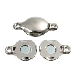 5sets/lot Strong Strong Magnetic Clasps fit 8*14/12*20mm Leather Bracelet Buckle Connectors Hook For Jewelry Making Wholesale