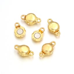 5sets/lot Strong Strong Magnetic Clasps fit 8*14/12*20mm Leather Bracelet Buckle Connectors Hook For Jewelry Making Wholesale