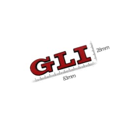Car-Styling Metal Stickers GLI Emblem Badge For Jetta Golf 3 4 5 6 7 Touareg Amarok 4 Motion MK2 MK3 MK4 MK5 MK6 MK7 R32