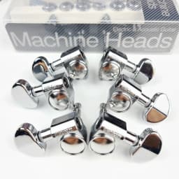 Wilkinson 3+3 Tuning Keys Pegs 19:1 Guitar Machine Heads Tuners For LP SG Electric or Acoustic Guitar WJ303 Silver Black Gold