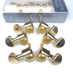 Wilkinson 3+3 Tuning Keys Pegs 19:1 Guitar Machine Heads Tuners For LP SG Electric or Acoustic Guitar WJ303 Silver Black Gold