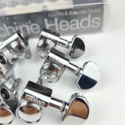 Wilkinson 3+3 Tuning Keys Pegs 19:1 Guitar Machine Heads Tuners For LP SG Electric or Acoustic Guitar WJ303 Silver Black Gold