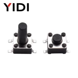 50pcs 4.5*4.5*4/5/6/7/8/9/10/12mm Momentary Tactile Tact Push Button Switch On Off 4 Pins SMD SMT Microswitch Electronic Set