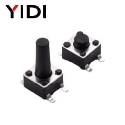 50pcs 4.5*4.5*4/5/6/7/8/9/10/12mm Momentary Tactile Tact Push Button Switch On Off 4 Pins SMD SMT Microswitch Electronic Set