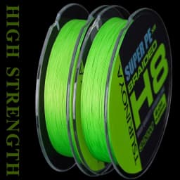 TSURINOYA 150M 100M 8 Weaves PE Fishing Line H8 Ultra-long Casting 8 Strand Braided Smooth Multifilament Line 14-50LB