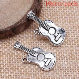 Electric Guitar Charms For Jewelry Making DIY Pendants For Gift Bulk