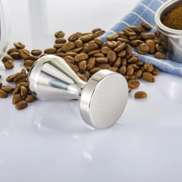 49mm 51mm 58mm Coffee Tamper Stainless Steel Cafe Shop Calibrated Pressure Espresso Maker Barista Powder Coffee Hammer Flat Base