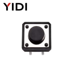 10pcs Panel PCB Tact Push Button On Off Momentary Reset Tactile Microswitch DC12V 4 Pin DIP 12x12 H=5/6/7/8/9/10/12/13/15/16mm