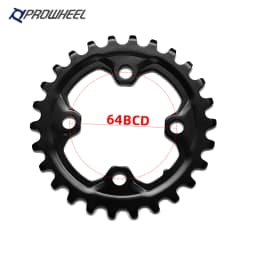 PROWHEEL MTB Sprocket 104/64BCD Double Sprockets 26T 28T 36T 38T Mountain Bike Chainring 10S/11S Compatible MTB Crankset