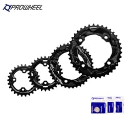 PROWHEEL MTB Sprocket 104/64BCD Double Sprockets 26T 28T 36T 38T Mountain Bike Chainring 10S/11S Compatible MTB Crankset
