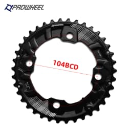 PROWHEEL MTB Sprocket 104/64BCD Double Sprockets 26T 28T 36T 38T Mountain Bike Chainring 10S/11S Compatible MTB Crankset