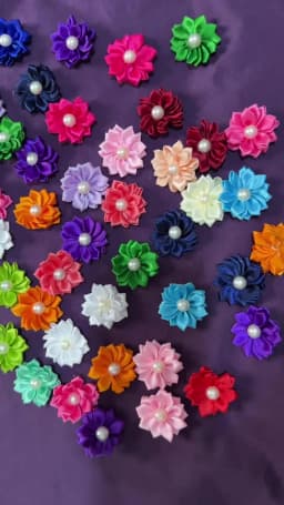 20Pcs/Lot Flower Dog Hair Bows Long Hair Pet Dogs Bows Rubber Band Cat Puppy Hair Clips Pet Grooming Bow Dog Accessories