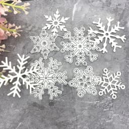 4Pcs/set Christmas Snowflake Metal Die Cutting for DIY Scrapbooking Photo Album Embossing Folder Stencil Cut