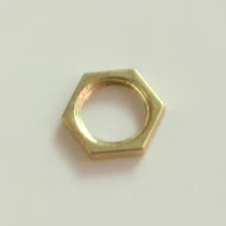 50pcs Metal Hexagonal Nut Clock Movement Accessory DIY Clock Kits