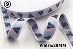 HOT 5 Yards 2CM Vintage Ethnic Jacquard Embroidery Ribbon Boho Lace Trim DIY Clothes Bag Accessories Custom