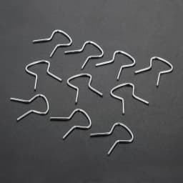 10Pcs Auto Roll Up Retaining Winder Handle Clips Car Door Window Crank Clip Metal Retainer for Buick Cadillac Chevrolet Pontiac