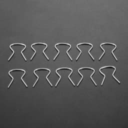 10Pcs Auto Roll Up Retaining Winder Handle Clips Car Door Window Crank Clip Metal Retainer for Buick Cadillac Chevrolet Pontiac
