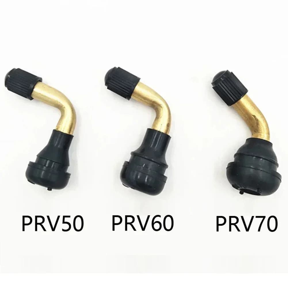 2pcs Tubeless Tyre Valve Stems For Electric Scooter Bike PVR70 60 50 45 Degree Air Tyre Valve Stem For Motorcycle Dirt Bikes