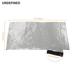 50cm*25cm Car Motorcycle Fairing Heat Shield Cover Exhaust Wrap Pipe Thermal Insulation Universal Fit For All Street Track Bikes