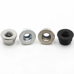 M3 M4 M5 M6 M8 M10 M12 Black White Carbon Nickel A2 Stainless Steel Hex Flange Nylon Insert Lock Nut Self-locking Nylock Locknut